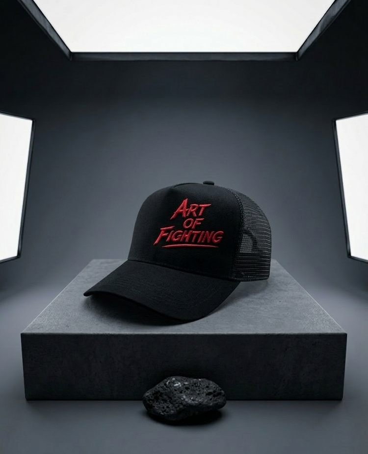 Black Trucker Cap
