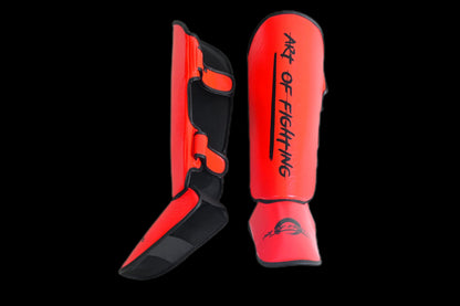 Shin Guards Red