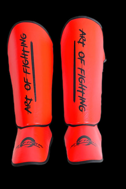 Shin Guards Red