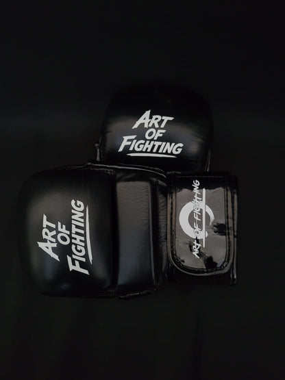 Art of Fighting – MMA Sparring Gloves (Black Matt / Black Gloss)