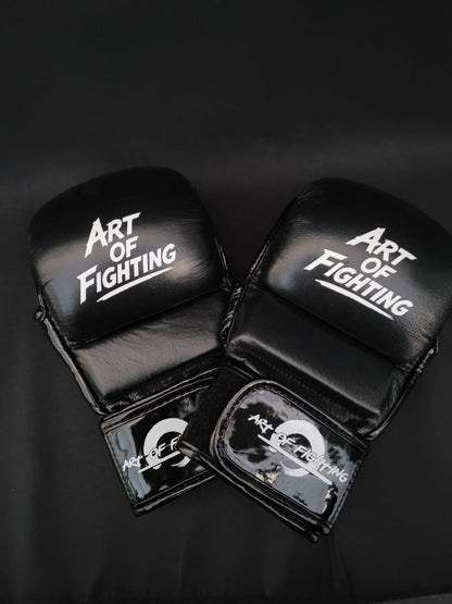Art of Fighting – MMA Sparring Gloves (Black Matt / Black Gloss)