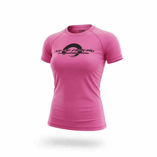 Ladies Pink Rashguard