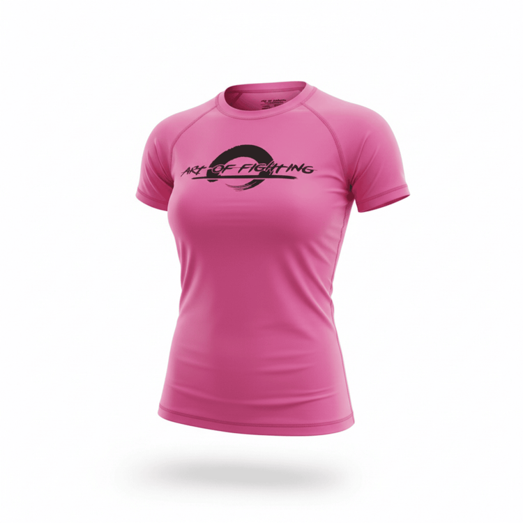 Ladies Pink Rashguard