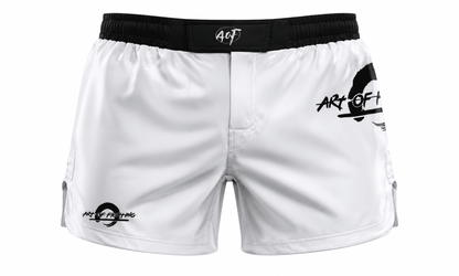 MMA/BJJ Shorts 2.0 White HIGH CUT